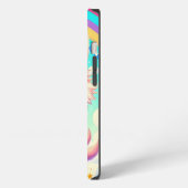 かわいいキャラクターの電話代 iPhoneケース (左側面)