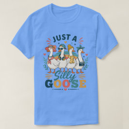 かわいいキャラクターの鳥の友達の楽しいグラフィックデザイン Tシャツ