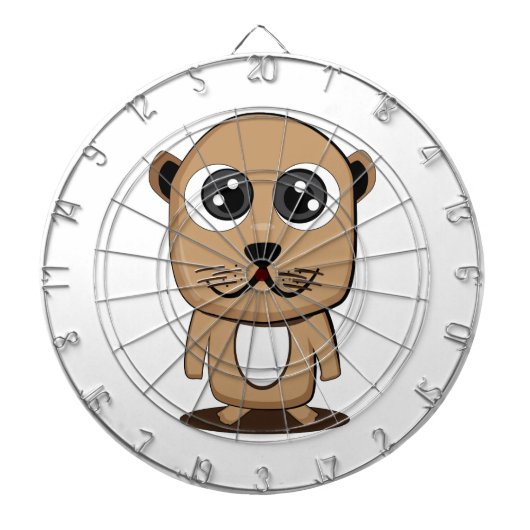 かわいいキャラクターのclipart ダーツボード (正面)