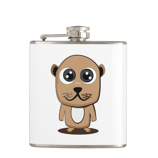 かわいいキャラクターのclipart フラスク (正面)