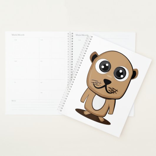 かわいいキャラクターのclipart プランナー手帳 (ディスプレー)