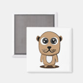 かわいいキャラクターのclipart マグネット (正面/裏面)