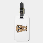 かわいいキャラクターのclipart ラゲッジタグ (正面縦)