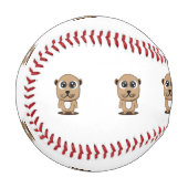 かわいいキャラクタークリパート 野球ボール (正面左)