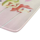 かわいいキャラクターケーキポップ カッティングボード (角)