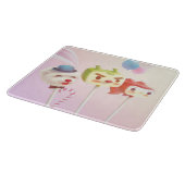 かわいいキャラクターケーキポップ カッティングボード (角)