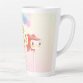 かわいいキャラクターケーキポップ カフェラテマグ (右)