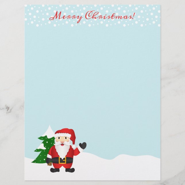 かわいいキャラクターサンタクロース メリークリスマス (正面)
