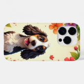 🐶 かわいいキャラクタースタイルの犬の喜び ✨ 可愛らしい 遊び心 Case-Mate iPhoneケース (裏面 (横))