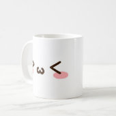 かわいいキャラクタースタイル コーヒーマグカップ (正面左)