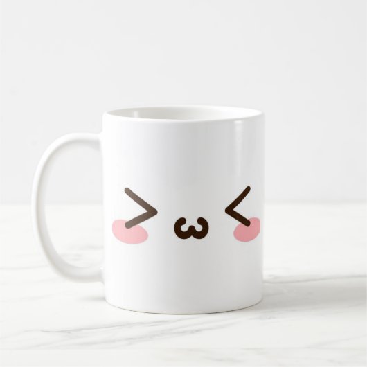 かわいいキャラクタースタイル コーヒーマグカップ (左)