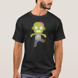かわいいキャラクターゾンビ Tシャツ