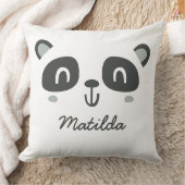 かわいいキャラクターパンダの子供の誕生日アパレル クッション (ブランケット)