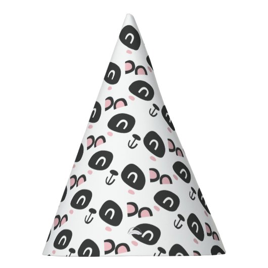 かわいいキャラクターパンダの子供の誕生日 パーティーハット (右)