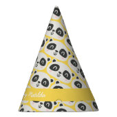 かわいいキャラクターパンダの子供の誕生日 パーティーハット (右)