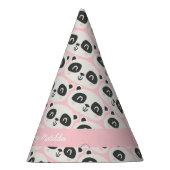 かわいいキャラクターパンダの子供の誕生日 パーティーハット (右)
