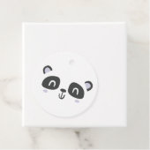 かわいいキャラクターパンダの子供の誕生日 フェイバータグ (インサイチュ)