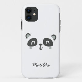 かわいいキャラクターパンダの子供パーソナライズされたの iPhone 11 ケース