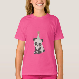 かわいいキャラクターパンダ - 愛らしい面白いパンダのデザイン f tシャツ
