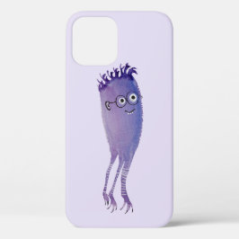 かわいいキャラクターパープルネディー iPhone 12ケース