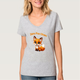 かわいいキャラクターフォックス - 愛らしいかわいいスタイル Tシャツ