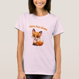 かわいいキャラクターフォックス - 愛らしいかわいいスタイル Tシャツ