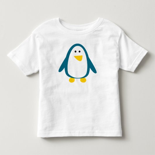 かわいいキャラクターペンギン トドラーTシャツ (正面)