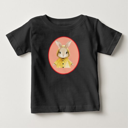 かわいいキャラクターマウス キッズTシャツ ベビーTシャツ (正面)