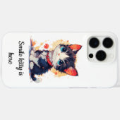 かわいいキャラクター猫のスマホケース Case-Mate iPhoneケース (裏面 (横))