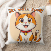 🐱 かわいいキャラクター猫のスローピロー キッズルームギフト ✨ クッション (ブランケット)