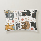 かわいいキャラクター猫柄枕 アクセントクッション (正面)