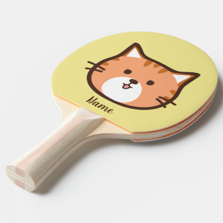 かわいいキャラクター猫 卓球ラケット