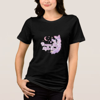 かわいいキャラクター グラフィック デザイン トライブレンドTシャツ