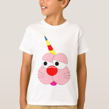 かわいいキャラクター グラフィックTシャツ ユニコーン