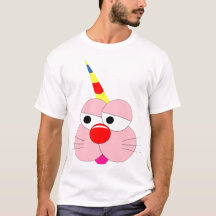 かわいいキャラクター グラフィックTシャツ ユニコーン