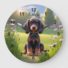 かわいいキャラクター ゴードン・セッター 子犬