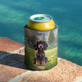 かわいいキャラクター ゴードン・セッター 子犬 缶クーラー