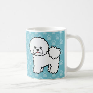 かわいいキャラクター ビション・フリーゼ 犬 コーヒーマグカップ