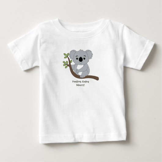 かわいいキャラクター ベビーTシャツ (正面)