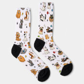 かわいいキャラクター ペットの靴下 | かわいい猫と犬 ソックス (右)