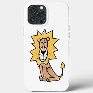 かわいいキャラクター ライオン 子供 レトロ サファリ ジャングル 動物 iPhone 13 PRO MAXケース