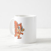 かわいいキャラクター リス マグカップ (正面左)