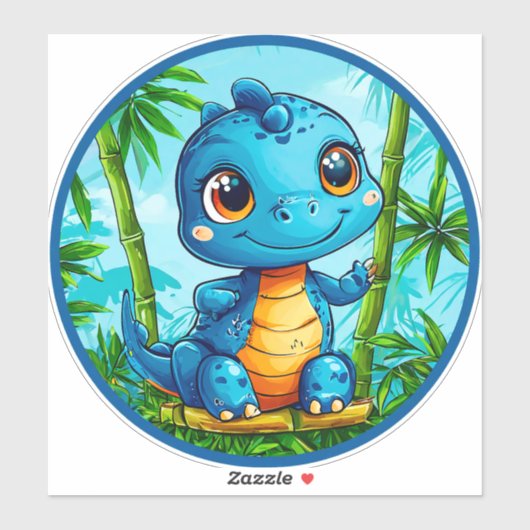 🦖 かわいいキャラクター 恐竜 楽しい 子供 ステッカー 🎉 シール (シート)