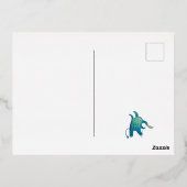 かわいいキャラクター 箔シーズンポストカード (裏面)