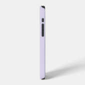 かわいいキャラクター 紫色のオタク iPhoneケース (左側面)