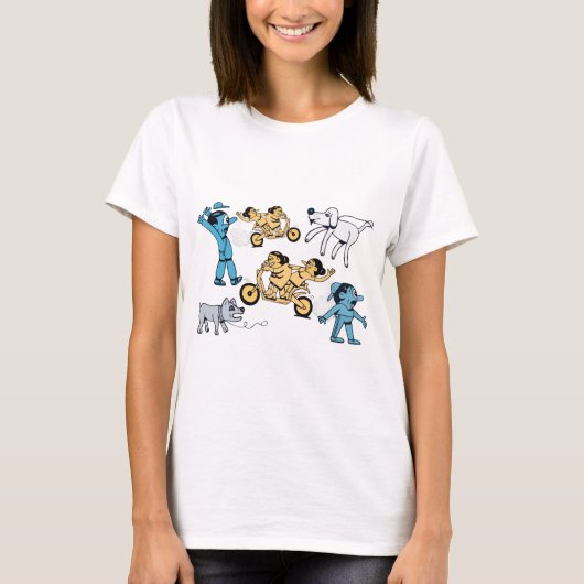かわいいキャラクター Tシャツ (正面)