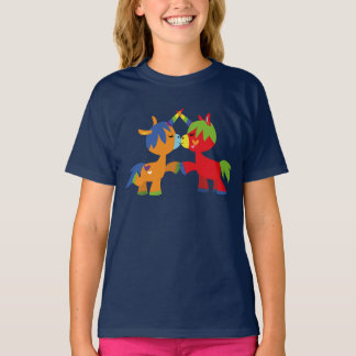 かわいいキャラクターLGBTQIAユニコーンの子供用Tシャツ Tシャツ