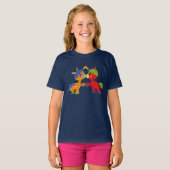 かわいいキャラクターLGBTQIAユニコーンの子供用Tシャツ Tシャツ (正面フル)