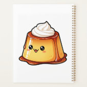 かわいいキャラメルプリンデザートキャラクター プランナー手帳 (裏面)