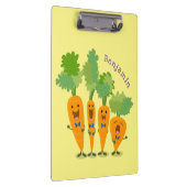 かわいいキャロットカルテット漫画イラストレーション クリップボード (右)